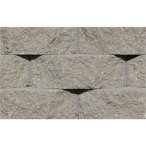 Cottage Stone 4 in. H x 12 in. W x 8.5 in. D Gray Concrete Garden Wall Block (64-Pieces/21.12 sq. ft./Pack)
