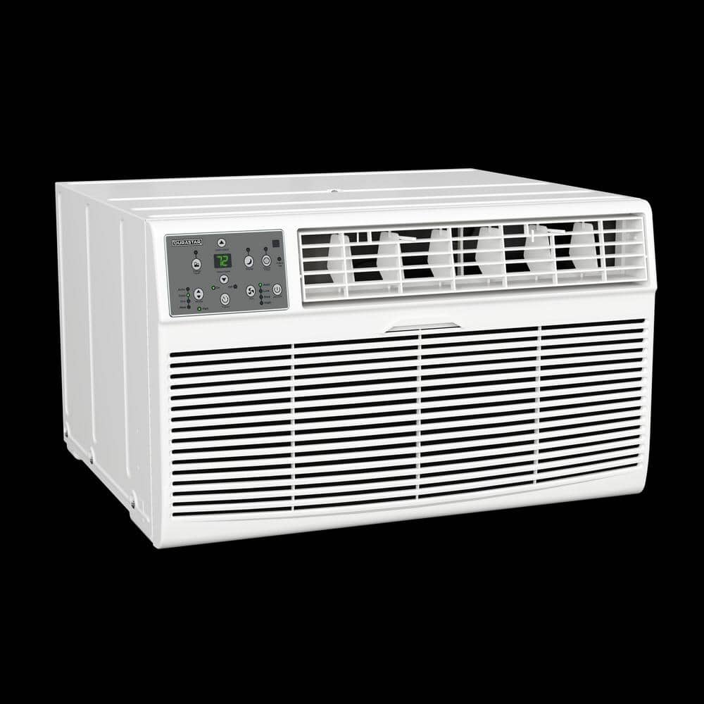 Durastar 10,000 BTU White Through-the-Wall Air Conditioner with Heater and Remote
