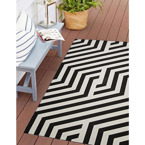 Black Outdoor Rugs, Washable Area Rugs