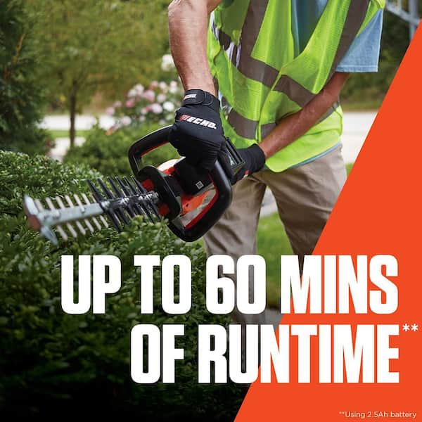 56V 22 in. X Series Double-Sided Reciprocating Cordless Battery Hedge Trimmer w/ 2.5Ah Battery and Rapid Charger