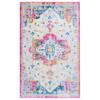 Antep Rugs Elite Lilac 4 ft. x 6 ft. Bohemian Distressed Area Rug ELT66LLA46