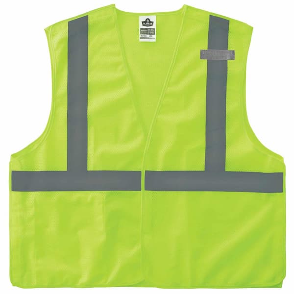 Ergodyne GLoWEAR 4XL/5XL Lime Hi-Vis Type R Class 2 Econo Breakaway Mesh Vest