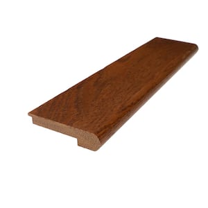 Kenya 0.375 in. Thick x 2.78 in. Wide x 78 in. Length Flat Gloss Hardwood Stair Nose