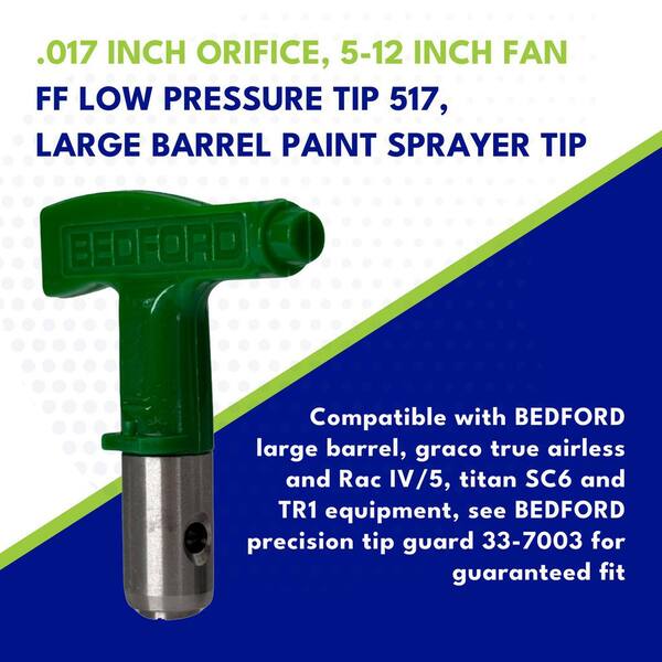 BEDFORD Fine Finish Low Pressure 519 0.019 Large Barrel Reversible