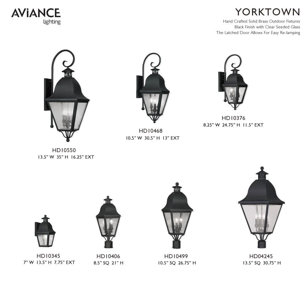 Elegant Black Seeded Glass 4-Light Outdoor Wall Lantern
