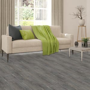 Sterling 2.0 Silver Spruce 6 in. x 36 in. Peel and Stick Vinyl Plank Flooring (15 sq. ft. / case)