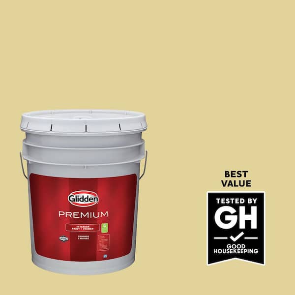 Glidden Premium 5 gal. PPG1109-3 Twinkle Toes Semi-Gloss Interior Latex Paint