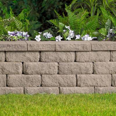 Wall Blocks Hardscapes The Home Depot, Garden Wall Blocks Home Depot