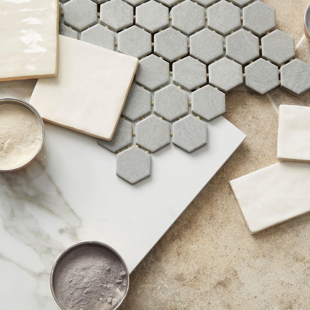 Kingston White 4" x 4" Glossy Ceramic Wall Tile