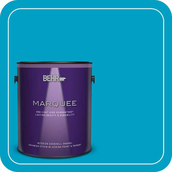 BEHR MARQUEE 1 gal. #530B-6 Tropical Holiday Eggshell Enamel Interior Paint & Primer
