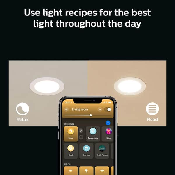 Philips Hue Bluetooth Slim Downlight 6 White and Color Ambiance