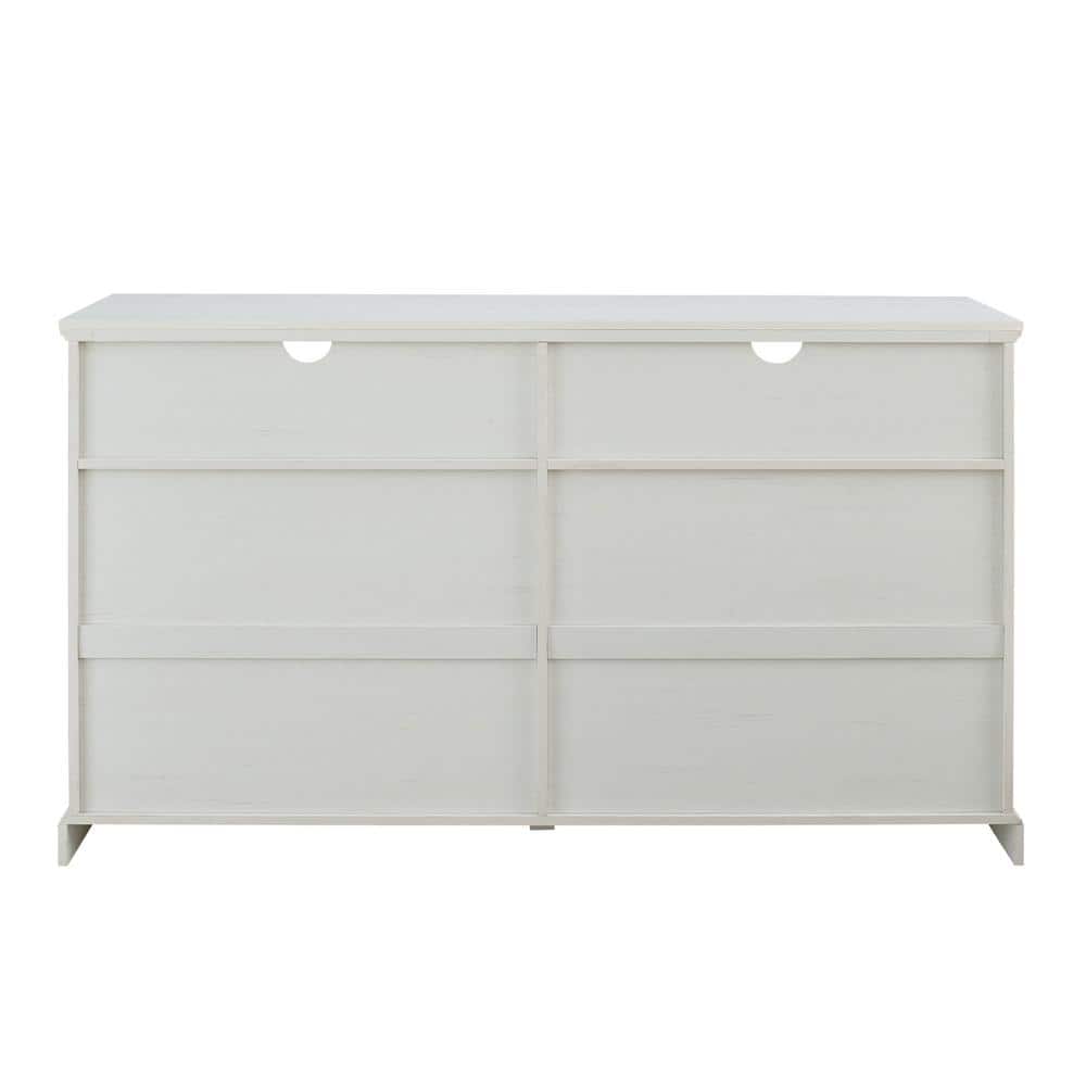 Brushed White Glass Door TV Stand with Cabinet, 58 Inch