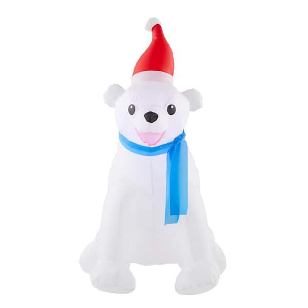 Home Accents Holiday 3.5 ft Polar Bear Holiday Inflatable