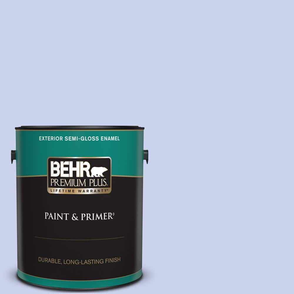 1 gal. #P540-2 Garden Fairy Semi-Gloss Enamel Exterior Paint & Primer -  BEHR PREMIUM PLUS, 06926401