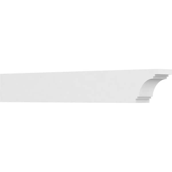 Ekena Millwork 4 in. x 6 in. x 42 in. Pescadero PVC Rafter Tail Brace