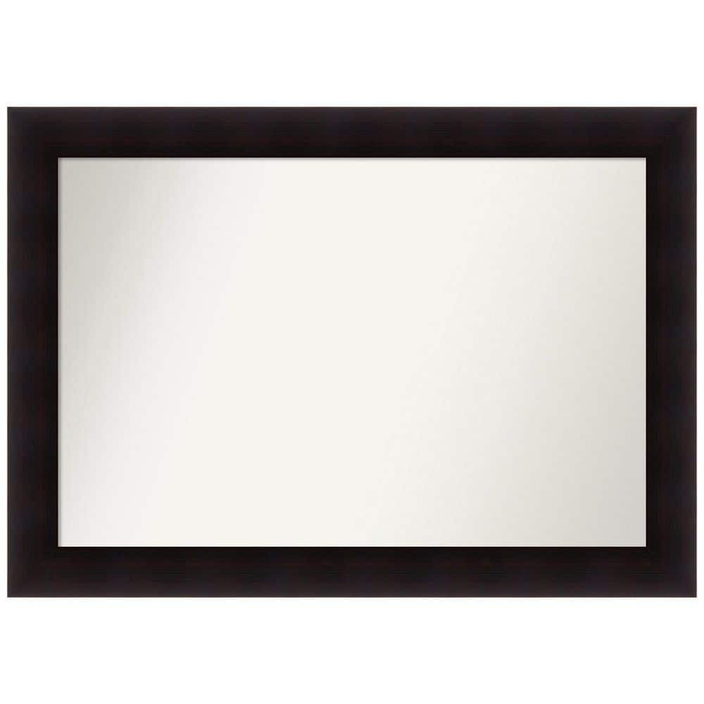 Espresso Wood Framed Full Length Bathroom Vanity Mirror