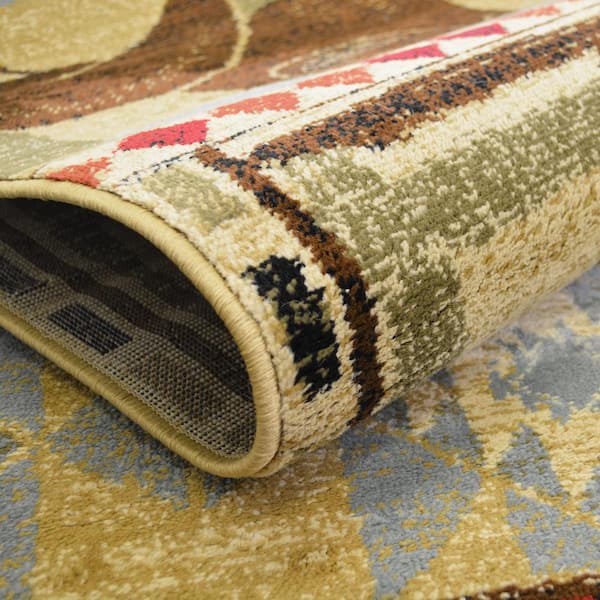 Hearthside Desparado Multi-Colored 5 ft. x 8 ft. Western Area Rug