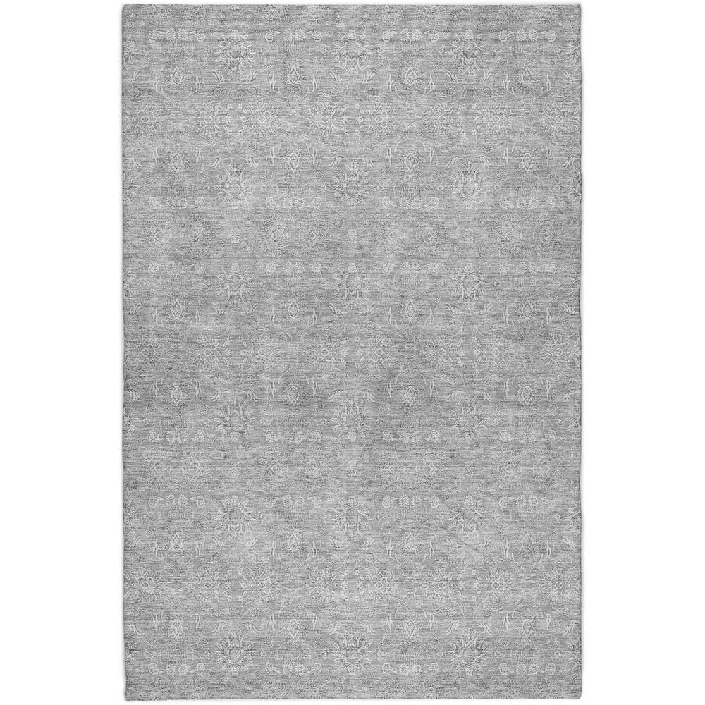 Dream Shag Premium Machine Washable Abstract ADS703 Gray 5 ft. x 7 ft. 6 in. Area Rug price history on PriceWatchPro