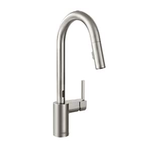Align Single-Handle Touchless Pull-Down Sprayer Kitchen Faucet with MotionSense and Power Clean in Spot Resist Stainless