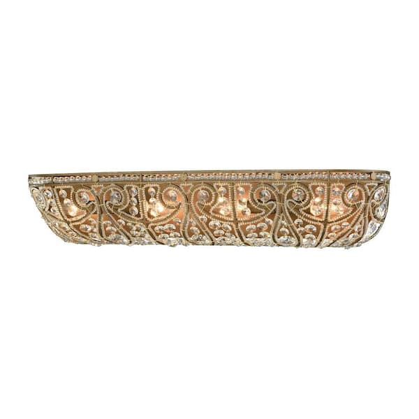 Titan Lighting Elizabethan 4-Light Dark Bronze Vanity Light