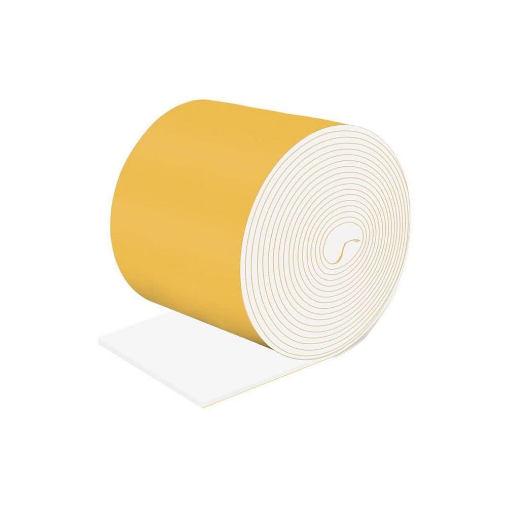 5 in. x 16.5 ft. Pipe Wrap Insulation Foam Tape Self Adhesive for HVAC, AC Line Insulation, Heat Tape Water Pipe White price history on PriceWatchPro