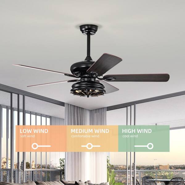 Farmhouse Ceiling Fans With Lights And Remote 52 Inch Indoor Chandelier Ceiling Fan Crystal Fandelier Ceiling Fans For Living Dining Room Bedroom-281470