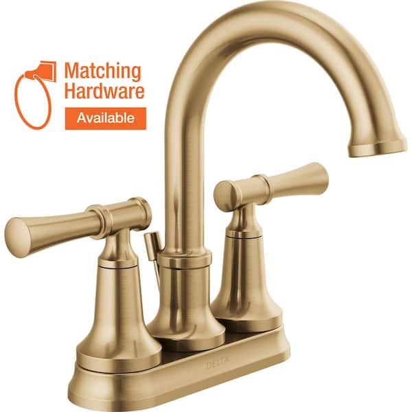 Delta Chamberlain 4 in. Centerset DoubleHandle Bathroom Faucet in