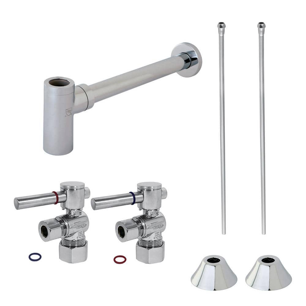 Trimscape Modern Plumbing Sink Trim Kit 1-1/4 in. Brass with Bottle Trap and Drain in Polished Chrome price history on PriceWatchPro