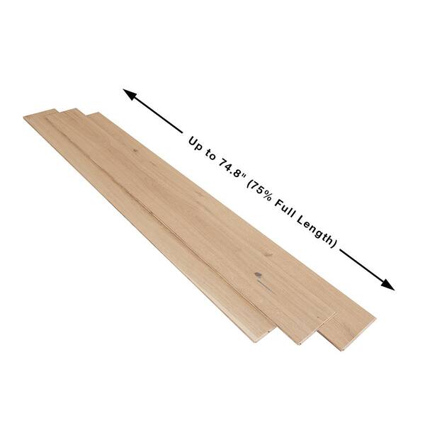 Malibu Wide Plank Point Lobos French Oak 9/16 in.T x 7.5 in.W Tongue & Groove Wirebrushed Engineered Hardwood Flooring(1259.3 sq.ft./plt)