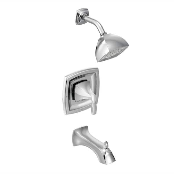 Voss Posi-Temp 1-Handle Tub and Shower Trim Kit in Chrome (Valve Not Included)