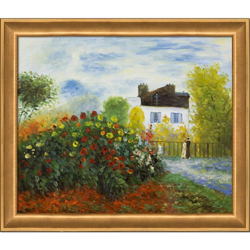 Monet 'The Bassin on sale at Argenteuil' Canvas Wall Art (18 in x 24 in, Ready to Hang)