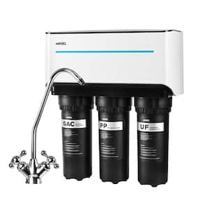 5-Stage Under-Sink Reverse Osmosis Water Filtration System, Reduces Particulates, Chloramine, Chlorine