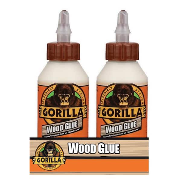 Gorilla Wood Glue, 8 ounce Bottle, 12 Pack 
