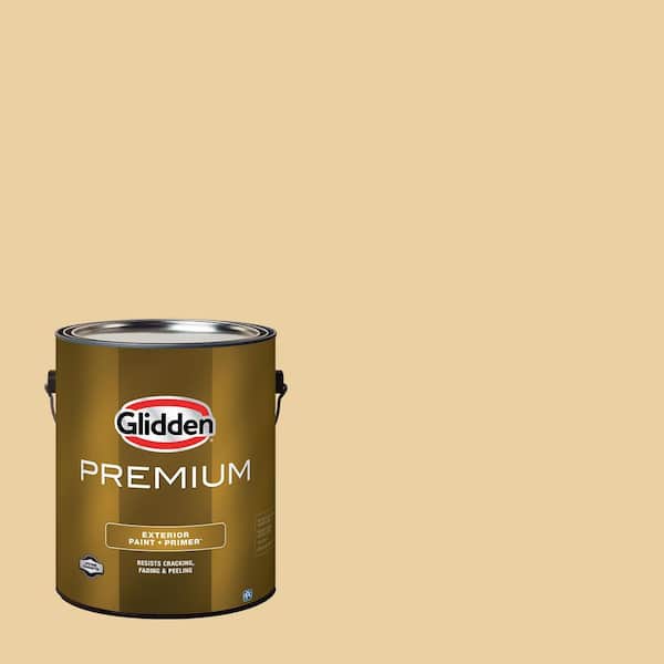 Glidden Premium 1 gal. PPG1090-2 Spice Is Nice Semi-Gloss Exterior Latex Paint