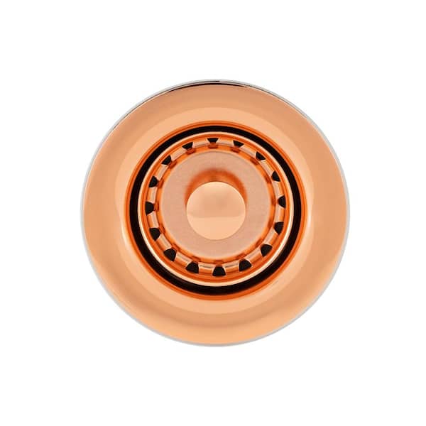 2 in. Bar Basket Strainer Drain, Polished Copper