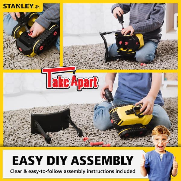  Red Tool Box USA Stanley Jr - 4-Piece Garden Hand Tool Set with  Gloves for Kids : Toys & Games