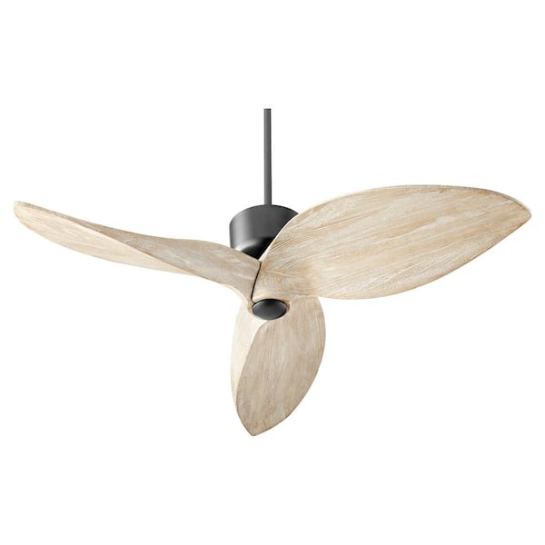 Quorum International Hawkeye 52 in. Indoor Black Ceiling Fan with Wall Control