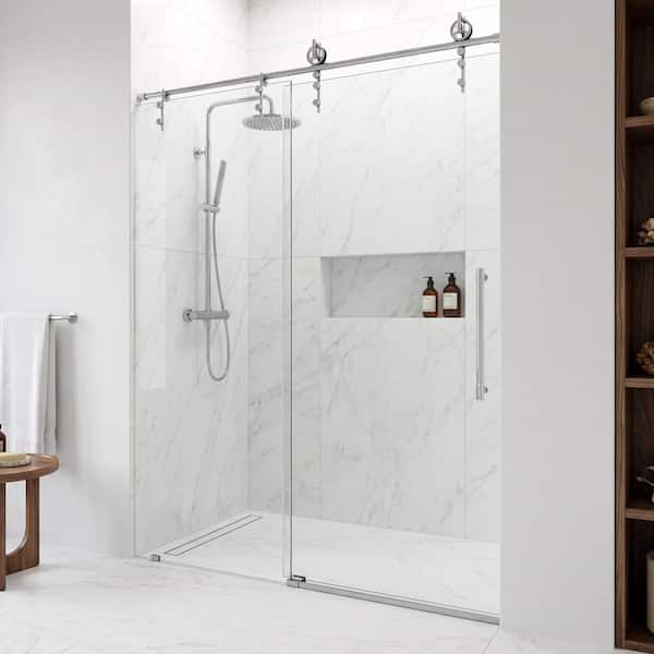 VIGO Hamilton 56 in. to 60 in. W x 78 in. H Aerodynamic Frameless