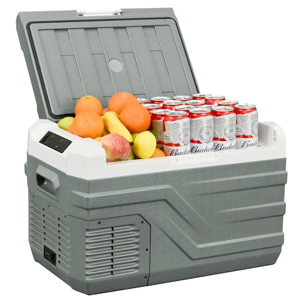 Alpicool 28 Qt. Portable Car Refrigerator 12 Volt Electric Cooler Freezer -4°F to 68°F Compressor Fridge Chest Cooler