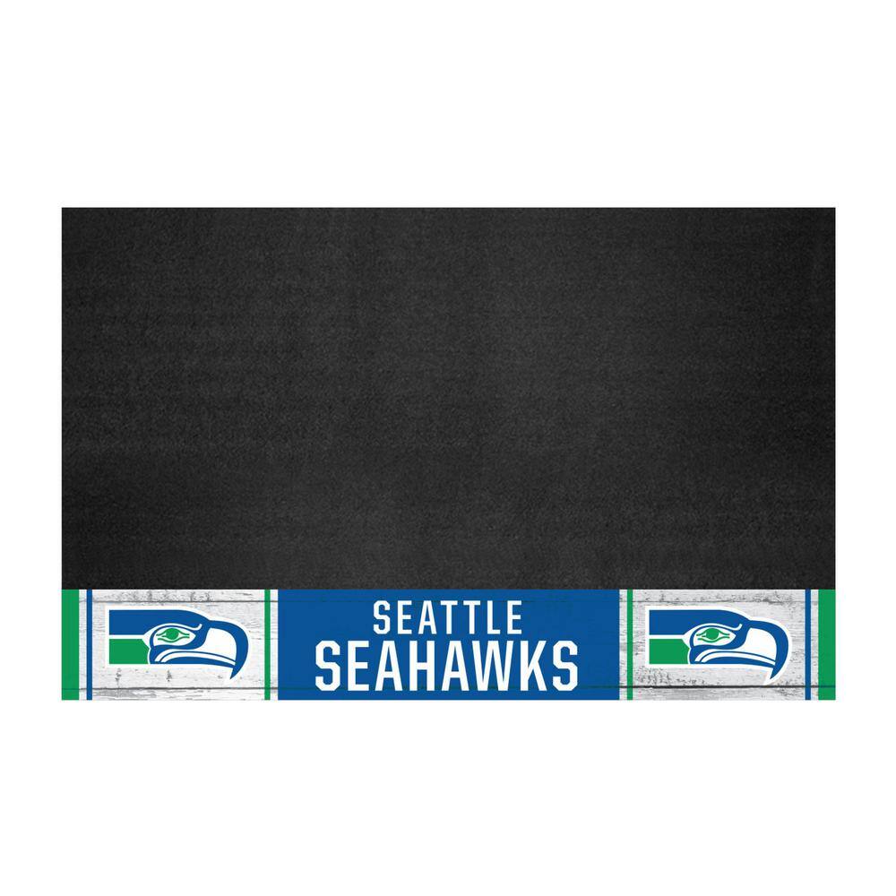 FANMATS 42 in. Seattle Seahawks Vintage Grill Mat 32669 The Home Depot