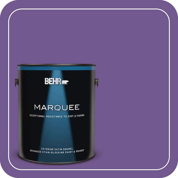 BEHR MARQUEE 1 gal. #P570-6 Classic Waltz Satin Enamel Exterior Paint & Primer