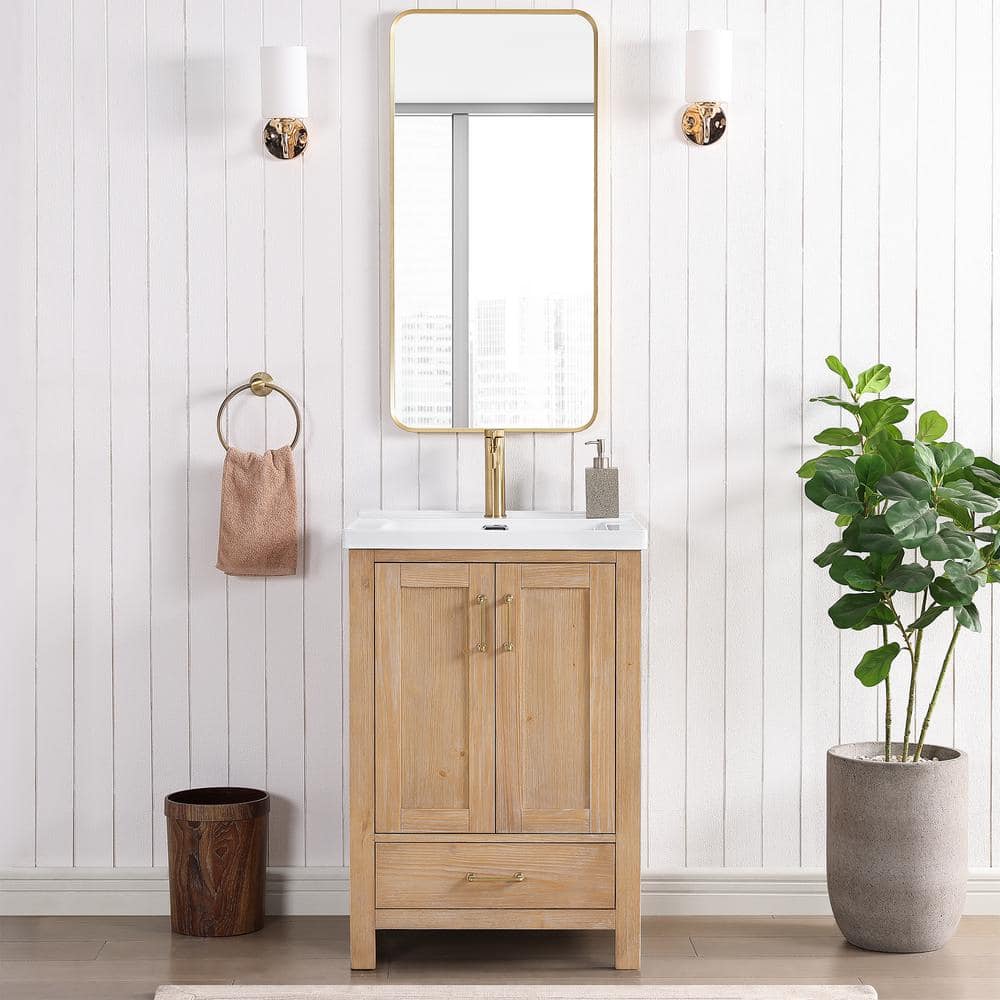 ROSWELL Gela 23.6 in. W x 19.7 in. D x 35 in. H Single Bath