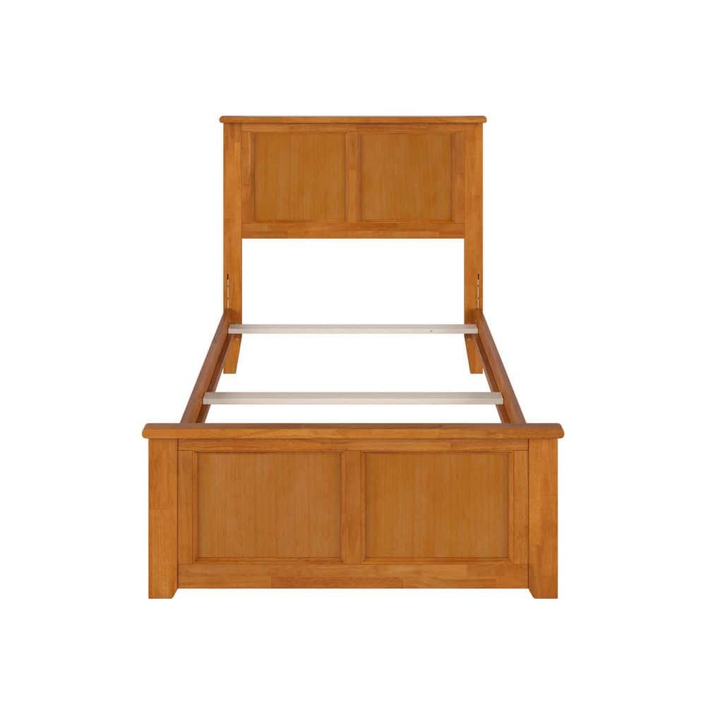 Madison White Solid Wood Frame Full Panel Bed with Matching Footboard - thumbnail 10