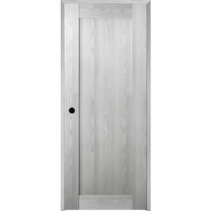 Vona 07 30 in. x 80 in. Right-Handed Solid Core Ribeira Ash Prefinished Textured Wood Single Prehung Interior Door