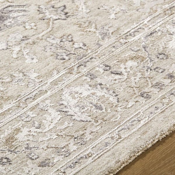 Gakko GKK-2312 6 ft. x 9 ft. Machine Woven Rug, Gray
