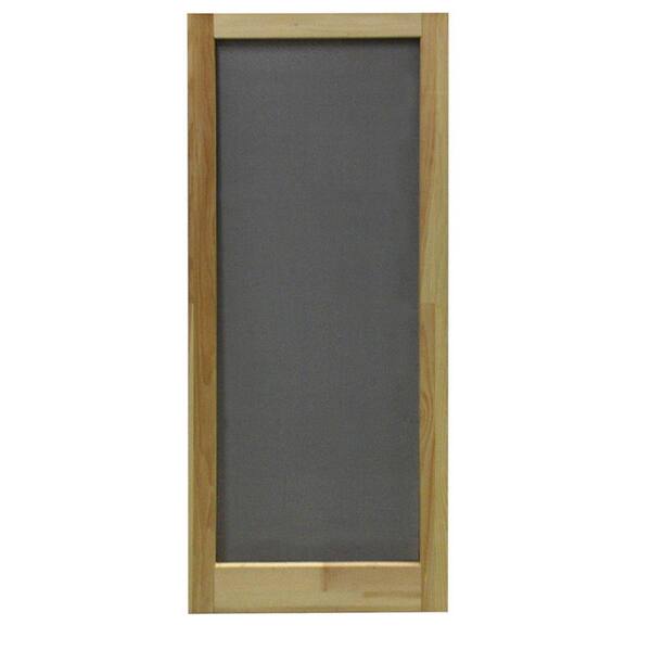 Screen Tight 32 in. x 80 in. Meadow Wood Unfinished Reversible Hinged ...