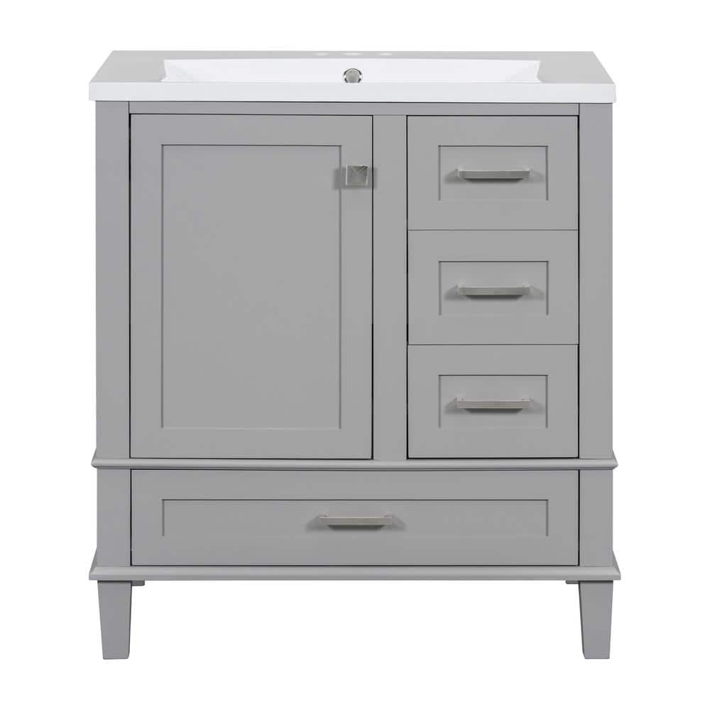 JimsMaison 30 in. W. x 18 in. D x 34 in. H Single Sink Freestanding ...