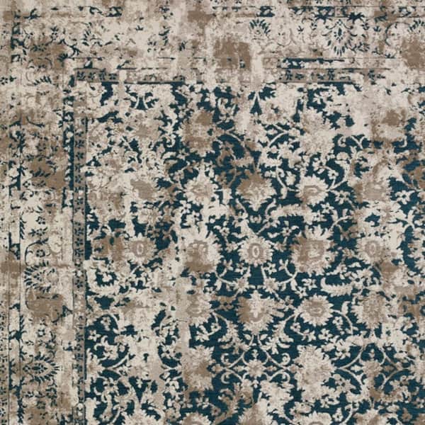 8 X 10 Blue Oriental Runner Rug