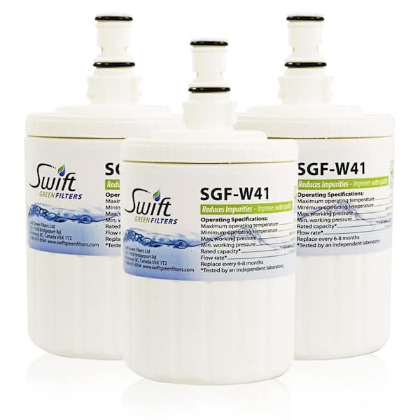 Swift Green Filters SGF-W41 Compatible Refrigerator Water Filter for EDR8D1, FILTER 8, NLC200, (3-Pack )