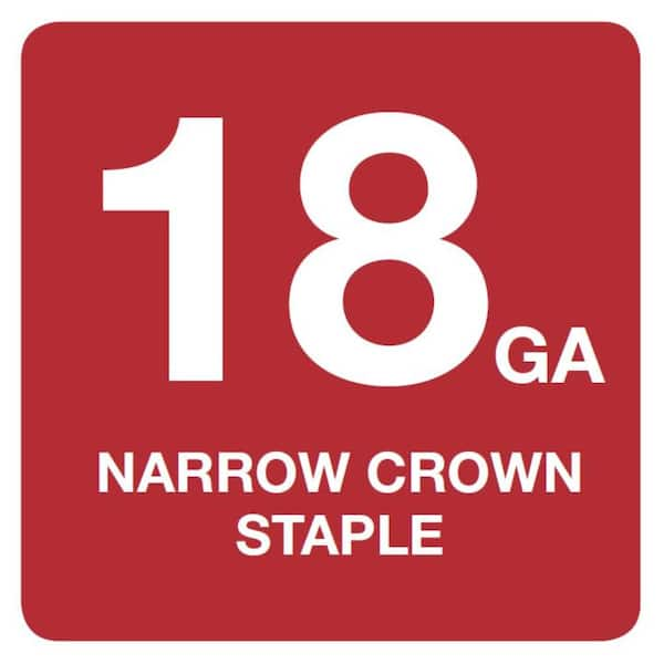 1/4 in. x 1/2 in. x 18-Gauge Crown Staples (2500 Pieces)